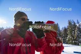 25.01.2019, Antholz, Italy (ITA): Event Feature: undefined swiss fans -  IBU world cup biathlon, sprint men, Antholz (ITA). www.nordicfocus.com. © Manzoni/NordicFocus. Every downloaded picture is fee-liable.
