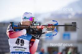 25.01.2019, Antholz, Italy (ITA): Henrik L'abee-Lund (NOR) -  IBU world cup biathlon, sprint men, Antholz (ITA). www.nordicfocus.com. © Manzoni/NordicFocus. Every downloaded picture is fee-liable.