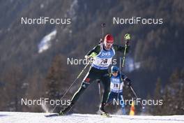 25.01.2019, Antholz, Italy (ITA): Roman Rees (GER) -  IBU world cup biathlon, sprint men, Antholz (ITA). www.nordicfocus.com. © Manzoni/NordicFocus. Every downloaded picture is fee-liable.