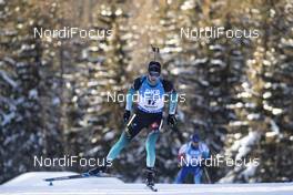 25.01.2019, Antholz, Italy (ITA): Simon Desthieux (FRA) -  IBU world cup biathlon, sprint men, Antholz (ITA). www.nordicfocus.com. © Manzoni/NordicFocus. Every downloaded picture is fee-liable.