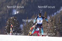 25.01.2019, Antholz, Italy (ITA): Martin Fourcade (FRA) -  IBU world cup biathlon, sprint men, Antholz (ITA). www.nordicfocus.com. © Manzoni/NordicFocus. Every downloaded picture is fee-liable.