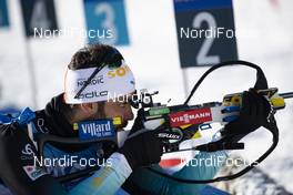 25.01.2019, Antholz, Italy (ITA): Simon Fourcade (FRA) -  IBU world cup biathlon, sprint men, Antholz (ITA). www.nordicfocus.com. © Manzoni/NordicFocus. Every downloaded picture is fee-liable.