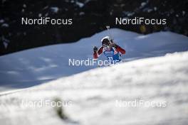 24.01.2019, Antholz, Italy (ITA): Baiba Bendika (LAT) -  IBU world cup biathlon, sprint women, Antholz (ITA). www.nordicfocus.com. © Manzoni/NordicFocus. Every downloaded picture is fee-liable.
