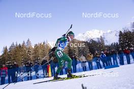 24.01.2019, Antholz, Italy (ITA): Federica Sanfilippo (ITA) -  IBU world cup biathlon, sprint women, Antholz (ITA). www.nordicfocus.com. © Manzoni/NordicFocus. Every downloaded picture is fee-liable.