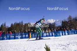 24.01.2019, Antholz, Italy (ITA): Nicole Gontier (ITA) -  IBU world cup biathlon, sprint women, Antholz (ITA). www.nordicfocus.com. © Manzoni/NordicFocus. Every downloaded picture is fee-liable.
