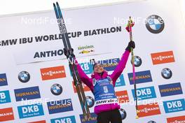 24.01.2019, Antholz, Italy (ITA): Marketa Davidova (CZE) -  IBU world cup biathlon, sprint women, Antholz (ITA). www.nordicfocus.com. © Manzoni/NordicFocus. Every downloaded picture is fee-liable.