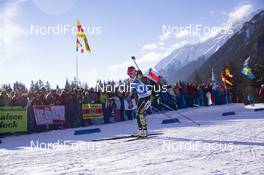 24.01.2019, Antholz, Italy (ITA): Denise Herrmann (GER) -  IBU world cup biathlon, sprint women, Antholz (ITA). www.nordicfocus.com. © Manzoni/NordicFocus. Every downloaded picture is fee-liable.