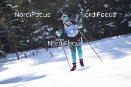 24.01.2019, Antholz, Italy (ITA): Anais Bescond (FRA) -  IBU world cup biathlon, sprint women, Antholz (ITA). www.nordicfocus.com. © Manzoni/NordicFocus. Every downloaded picture is fee-liable.