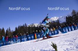 24.01.2019, Antholz, Italy (ITA): Anais Chevalier (FRA) -  IBU world cup biathlon, sprint women, Antholz (ITA). www.nordicfocus.com. © Manzoni/NordicFocus. Every downloaded picture is fee-liable.