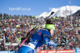 24.01.2019, Antholz, Italy (ITA): Elena Kruchinkina (BLR) -  IBU world cup biathlon, sprint women, Antholz (ITA). www.nordicfocus.com. © Manzoni/NordicFocus. Every downloaded picture is fee-liable.