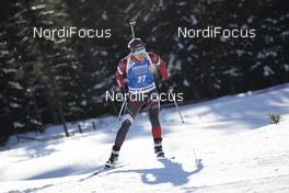 24.01.2019, Antholz, Italy (ITA): Baiba Bendika (LAT) -  IBU world cup biathlon, sprint women, Antholz (ITA). www.nordicfocus.com. © Manzoni/NordicFocus. Every downloaded picture is fee-liable.