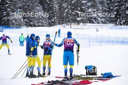 23.01.2019, Antholz, Italy (ITA): Event Feature: undefined swedish technicians compete on the track -  IBU world cup biathlon, training, Antholz (ITA). www.nordicfocus.com. © Manzoni/NordicFocus. Every downloaded picture is fee-liable.