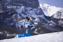07.02.2019, Canmore, Canada (CAN): Simon Desthieux (FRA) -  IBU world cup biathlon, short individual men, Canmore (CAN). www.nordicfocus.com. © Manzoni/NordicFocus. Every downloaded picture is fee-liable.