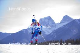 07.02.2019, Canmore, Canada (CAN): Alexander Loginov (RUS) -  IBU world cup biathlon, short individual men, Canmore (CAN). www.nordicfocus.com. © Manzoni/NordicFocus. Every downloaded picture is fee-liable.