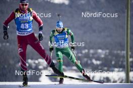 07.02.2019, Canmore, Canada (CAN): Lukas Hofer (ITA) -  IBU world cup biathlon, short individual men, Canmore (CAN). www.nordicfocus.com. © Manzoni/NordicFocus. Every downloaded picture is fee-liable.