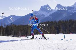 07.02.2019, Canmore, Canada (CAN): Alexander Loginov (RUS) -  IBU world cup biathlon, short individual men, Canmore (CAN). www.nordicfocus.com. © Manzoni/NordicFocus. Every downloaded picture is fee-liable.