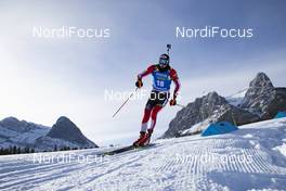 07.02.2019, Canmore, Canada (CAN): Dominik Landertinger (AUT) -  IBU world cup biathlon, short individual men, Canmore (CAN). www.nordicfocus.com. © Manzoni/NordicFocus. Every downloaded picture is fee-liable.