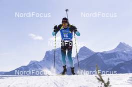 07.02.2019, Canmore, Canada (CAN): Quentin Fillon Maillet (FRA) -  IBU world cup biathlon, short individual men, Canmore (CAN). www.nordicfocus.com. © Manzoni/NordicFocus. Every downloaded picture is fee-liable.