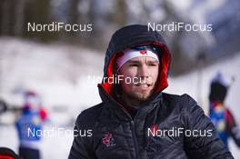 07.02.2019, Canmore, Canada (CAN): Christian Gow (CAN) -  IBU world cup biathlon, short individual men, Canmore (CAN). www.nordicfocus.com. © Manzoni/NordicFocus. Every downloaded picture is fee-liable.
