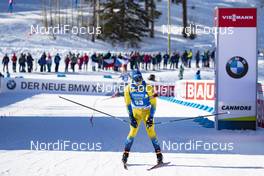 07.02.2019, Canmore, Canada (CAN): Simon Hallstroem (SWE) -  IBU world cup biathlon, short individual men, Canmore (CAN). www.nordicfocus.com. © Manzoni/NordicFocus. Every downloaded picture is fee-liable.