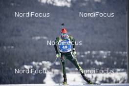 07.02.2019, Canmore, Canada (CAN): Johannes Kuehn (GER) -  IBU world cup biathlon, short individual men, Canmore (CAN). www.nordicfocus.com. © Manzoni/NordicFocus. Every downloaded picture is fee-liable.
