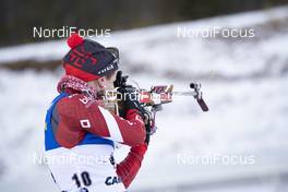 07.02.2019, Canmore, Canada (CAN): Baiba Bendika (LAT) -  IBU world cup biathlon, short individual women, Canmore (CAN). www.nordicfocus.com. © Manzoni/NordicFocus. Every downloaded picture is fee-liable.