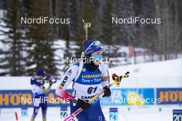 07.02.2019, Canmore, Canada (CAN): Aita Gasparin (SUI) -  IBU world cup biathlon, short individual women, Canmore (CAN). www.nordicfocus.com. © Manzoni/NordicFocus. Every downloaded picture is fee-liable.