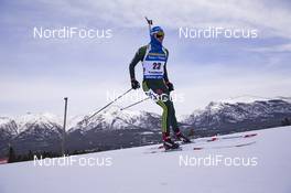 07.02.2019, Canmore, Canada (CAN): Vanessa Hinz (GER) -  IBU world cup biathlon, short individual women, Canmore (CAN). www.nordicfocus.com. © Manzoni/NordicFocus. Every downloaded picture is fee-liable.