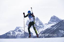 07.02.2019, Canmore, Canada (CAN): Vanessa Hinz (GER) -  IBU world cup biathlon, short individual women, Canmore (CAN). www.nordicfocus.com. © Manzoni/NordicFocus. Every downloaded picture is fee-liable.