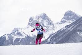 07.02.2019, Canmore, Canada (CAN): Fuyuko Tachizaki (JPN) -  IBU world cup biathlon, short individual women, Canmore (CAN). www.nordicfocus.com. © Manzoni/NordicFocus. Every downloaded picture is fee-liable.