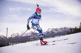 07.02.2019, Canmore, Canada (CAN): Anna Frolina (KOR) -  IBU world cup biathlon, short individual women, Canmore (CAN). www.nordicfocus.com. © Manzoni/NordicFocus. Every downloaded picture is fee-liable.