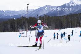 07.02.2019, Canmore, Canada (CAN): Julia Schwaiger (AUT) -  IBU world cup biathlon, short individual women, Canmore (CAN). www.nordicfocus.com. © Manzoni/NordicFocus. Every downloaded picture is fee-liable.