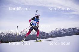 07.02.2019, Canmore, Canada (CAN): Ingrid Landmark Tandrevold (NOR) -  IBU world cup biathlon, short individual women, Canmore (CAN). www.nordicfocus.com. © Manzoni/NordicFocus. Every downloaded picture is fee-liable.