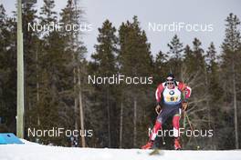 08.02.2019, Canmore, Canada (CAN): Dominik Landertinger (AUT) -  IBU world cup biathlon, relay men, Canmore (CAN). www.nordicfocus.com. © Manzoni/NordicFocus. Every downloaded picture is fee-liable.