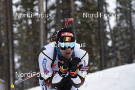 08.02.2019, Canmore, Canada (CAN): Florent Claude (BEL) -  IBU world cup biathlon, relay men, Canmore (CAN). www.nordicfocus.com. © Manzoni/NordicFocus. Every downloaded picture is fee-liable.
