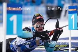 08.02.2019, Canmore, Canada (CAN): Quentin Fillon Maillet (FRA) -  IBU world cup biathlon, relay men, Canmore (CAN). www.nordicfocus.com. © Manzoni/NordicFocus. Every downloaded picture is fee-liable.