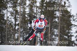 08.02.2019, Canmore, Canada (CAN): Felix Leitner (AUT) -  IBU world cup biathlon, relay men, Canmore (CAN). www.nordicfocus.com. © Manzoni/NordicFocus. Every downloaded picture is fee-liable.