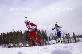 08.02.2019, Canmore, Canada (CAN): Scott Gow (CAN) -  IBU world cup biathlon, relay men, Canmore (CAN). www.nordicfocus.com. © Manzoni/NordicFocus. Every downloaded picture is fee-liable.