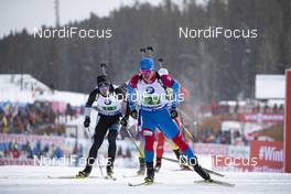 08.02.2019, Canmore, Canada (CAN): Eduard Latypov (RUS) -  IBU world cup biathlon, relay men, Canmore (CAN). www.nordicfocus.com. © Manzoni/NordicFocus. Every downloaded picture is fee-liable.
