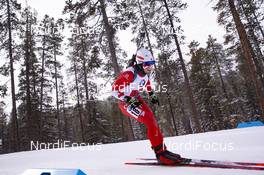 08.02.2019, Canmore, Canada (CAN): Christian Gow (CAN) -  IBU world cup biathlon, relay men, Canmore (CAN). www.nordicfocus.com. © Manzoni/NordicFocus. Every downloaded picture is fee-liable.