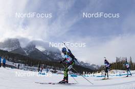 08.02.2019, Canmore, Canada (CAN): Vanessa Hinz (GER) -  IBU world cup biathlon, relay women, Canmore (CAN). www.nordicfocus.com. © Manzoni/NordicFocus. Every downloaded picture is fee-liable.