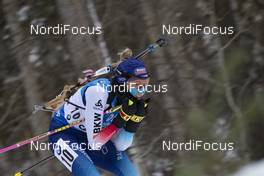 08.02.2019, Canmore, Canada (CAN): Elisa Gasparin (SUI) -  IBU world cup biathlon, relay women, Canmore (CAN). www.nordicfocus.com. © Manzoni/NordicFocus. Every downloaded picture is fee-liable.