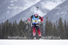 08.02.2019, Canmore, Canada (CAN): Tiril Eckhoff (NOR) -  IBU world cup biathlon, relay women, Canmore (CAN). www.nordicfocus.com. © Manzoni/NordicFocus. Every downloaded picture is fee-liable.