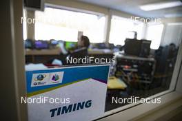 09.02.2019, Canmore, Canada (CAN): Event Feature: Siwidata timing room -  IBU world cup biathlon, training, Canmore (CAN). www.nordicfocus.com. © Manzoni/NordicFocus. Every downloaded picture is fee-liable.