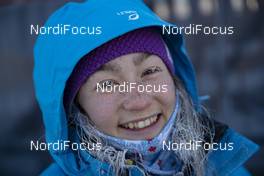 10.02.2019, Canmore, Canada (CAN): Event Feature: a volunteer with snowy eye brows -  IBU world cup biathlon, training, Canmore (CAN). www.nordicfocus.com. © Manzoni/NordicFocus. Every downloaded picture is fee-liable.