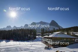 05.02.2019, Canmore, Canada (CAN): Event Feature: view from the track over the nordic center -  IBU world cup biathlon, training, Canmore (CAN). www.nordicfocus.com. © Manzoni/NordicFocus. Every downloaded picture is fee-liable.