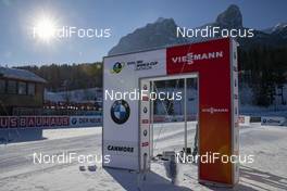 09.02.2019, Canmore, Canada (CAN): Event Feature: Start gate -  IBU world cup biathlon, training, Canmore (CAN). www.nordicfocus.com. © Manzoni/NordicFocus. Every downloaded picture is fee-liable.