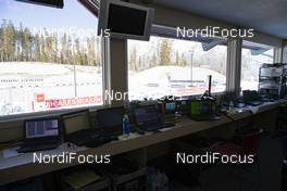 09.02.2019, Canmore, Canada (CAN): Event Feature: Timing room -  IBU world cup biathlon, training, Canmore (CAN). www.nordicfocus.com. © Manzoni/NordicFocus. Every downloaded picture is fee-liable.