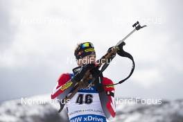 16.02.2019, Soldier Hollow, United States of America (USA): Julian Eberhard (AUT) -  IBU world cup biathlon, pursuit men, Soldier Hollow (USA). www.nordicfocus.com. © Manzoni/NordicFocus. Every downloaded picture is fee-liable.
