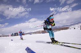 16.02.2019, Soldier Hollow, United States of America (USA): Fabien Claude (FRA) -  IBU world cup biathlon, pursuit men, Soldier Hollow (USA). www.nordicfocus.com. © Manzoni/NordicFocus. Every downloaded picture is fee-liable.